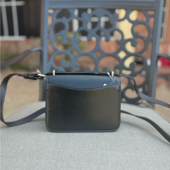 Coach CL416 Morgan Square Crossbody Bag IN Black - Picture 7 of 8